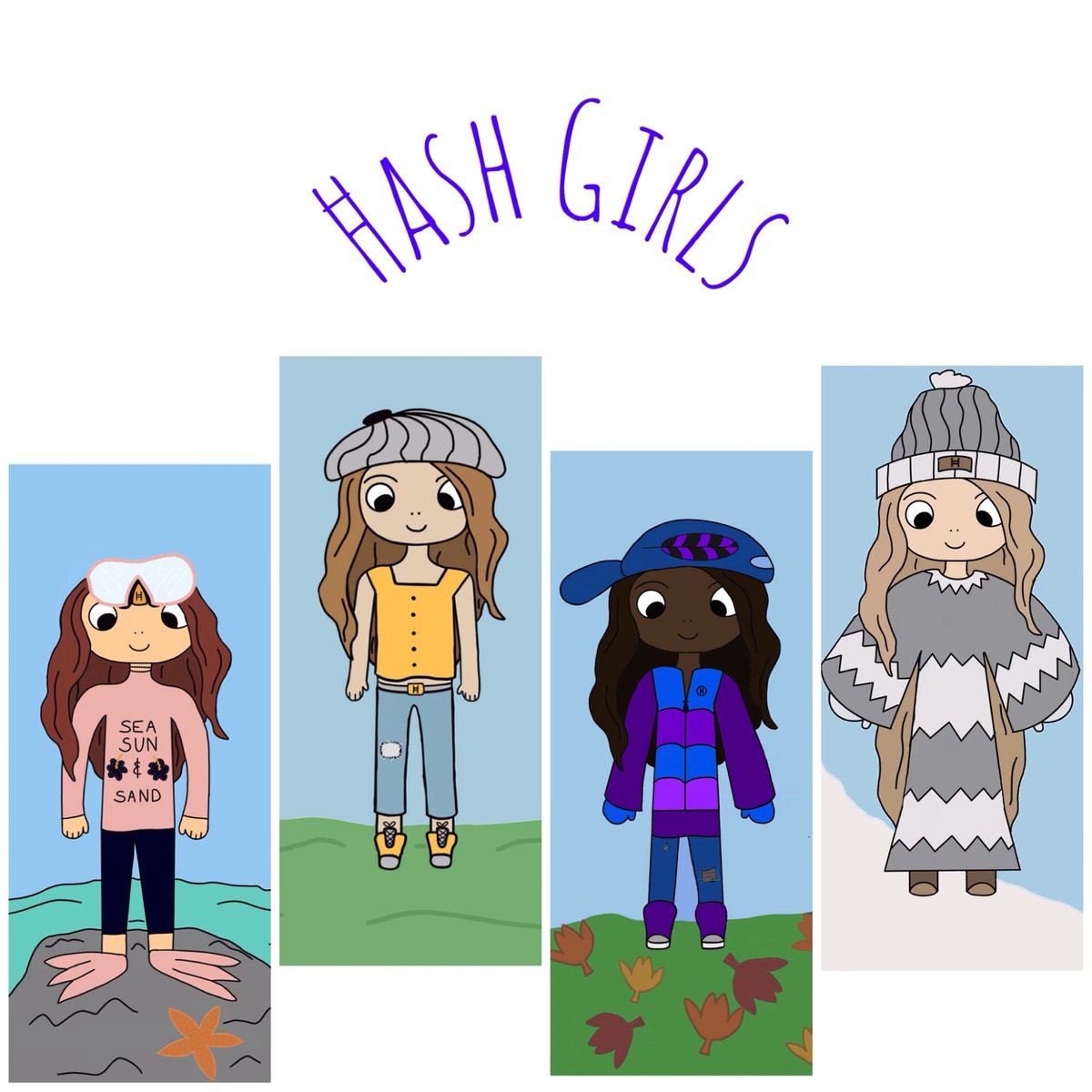 4KBKNFT's tweet photo. My Ħash Girls collection is coming along! These girls are living an active life and learning about Hedera, just like me. 

Please retweet if you like them!
#ForKidsByKids #4KBK #NFTs https://t.co/vhjU1UbD9G