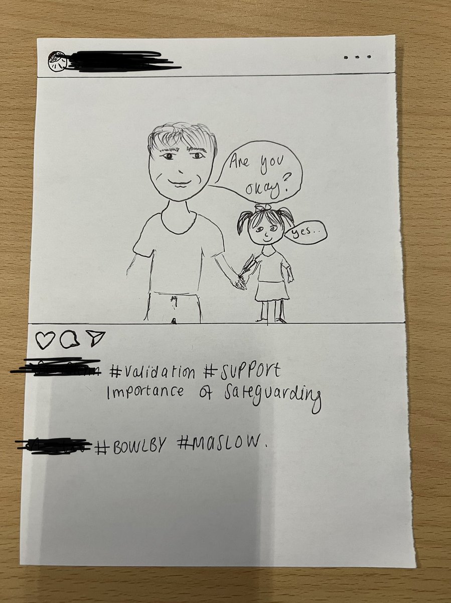 TeamEYHC_SCCB's tweet photo. Illustrating the importance of supporting childrens emotional well-being in practice. 👧 👦  #safeguarding #EarlyYears #level4 https://t.co/JYwrm63s9J