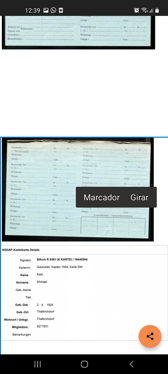 Fact check: Este es el documento oficial del Estado alemán que confirma la militancia en el partido nazi del padre de Jose Antonio Kast
