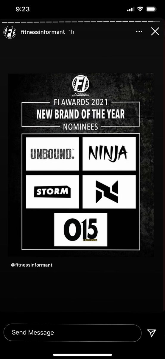 AMSupps's tweet photo. $GTEH Honored to be one of the finalist for nee brand of the year with Fitness Informant. STORM Lifestyles has only been around since Oct, but it is making big waves in the industry. Voting opens soon so vote for our brand.  Congrats to all the finalist. https://t.co/N9VMYC6Wjd