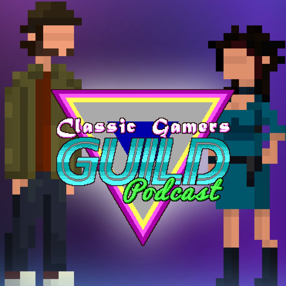 New logo! What do you think?! It features Anna &amp; Paul (<a href="/PhantomFellows/">The Phantom Fellows</a>) in glorious 19x37p resolution 🤓#adventuregame #pointandclick #podcast #indiedev #indiegames #gamedev #Sierra #LucasArts #KeithRobinson