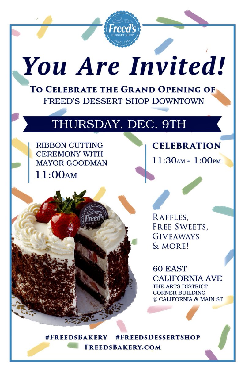 #FreedsBakery