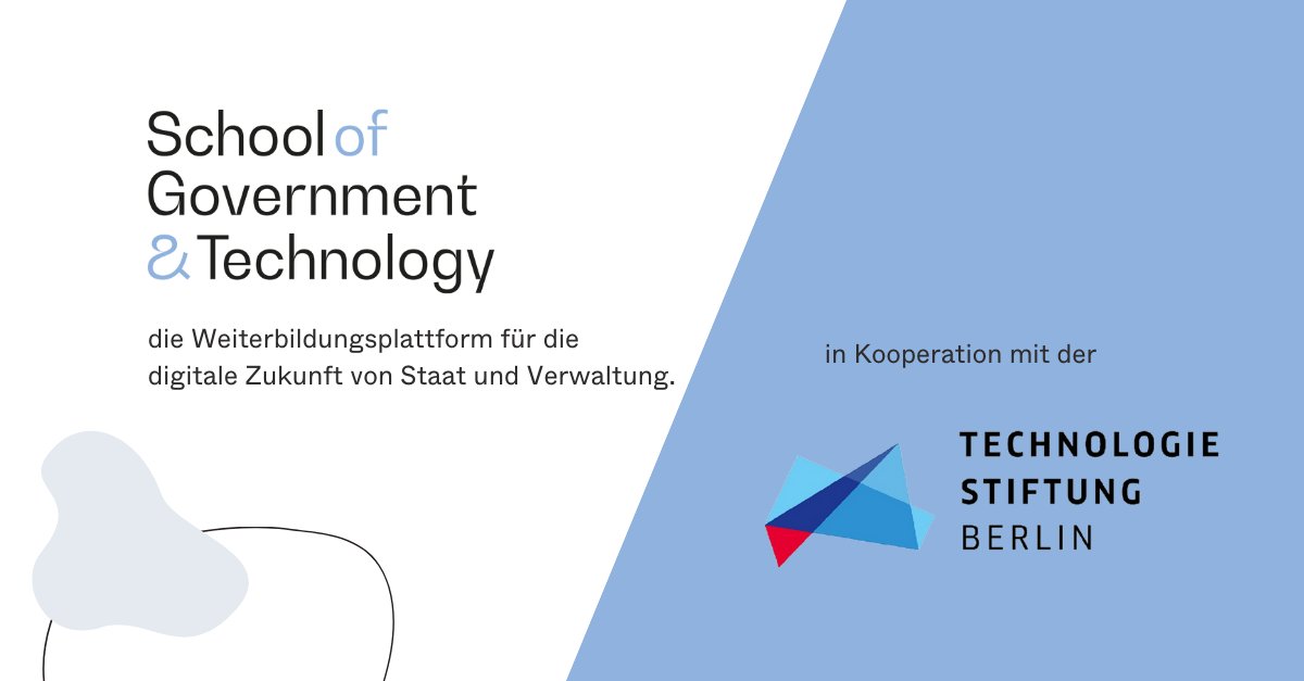 School of Government & Technology tweet media