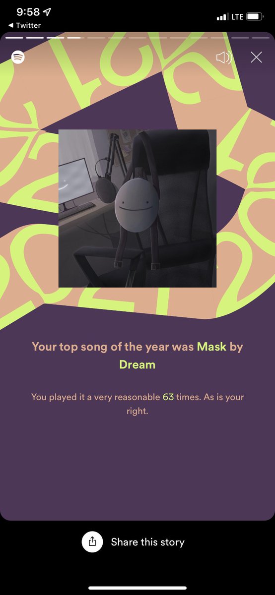 lonotfound's tweet photo. @SALlNESOLUTIONS okay but at least yours wasn’t your overall top song 😭 https://t.co/o95ucnZEKG
