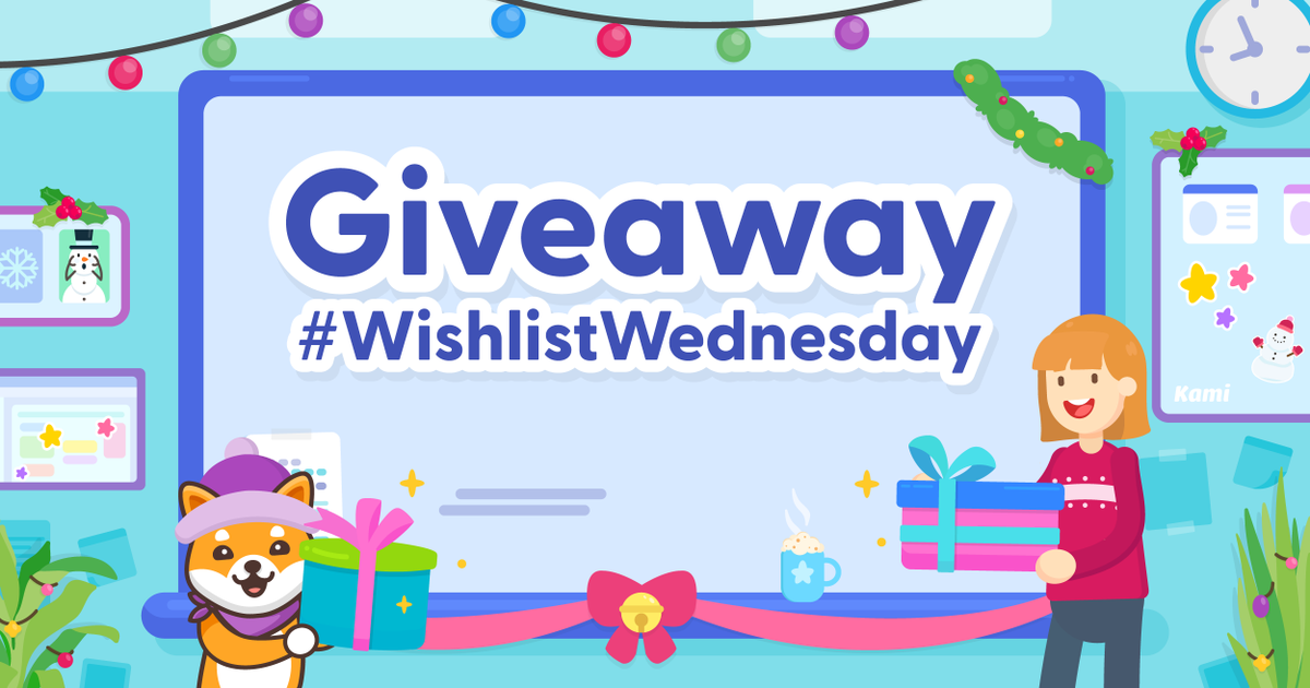 KamiApp's tweet photo. To celebrate the holiday season, we're going bigger and better this #WishlistWednesday ⛄️

We'll be selecting 4 lucky winners to win more prizes than ever 🎁  To be in the draw, simply follow us and drop your Amazon wishlists in the comments  #ClearTheList https://t.co/paFF3Rd8KI