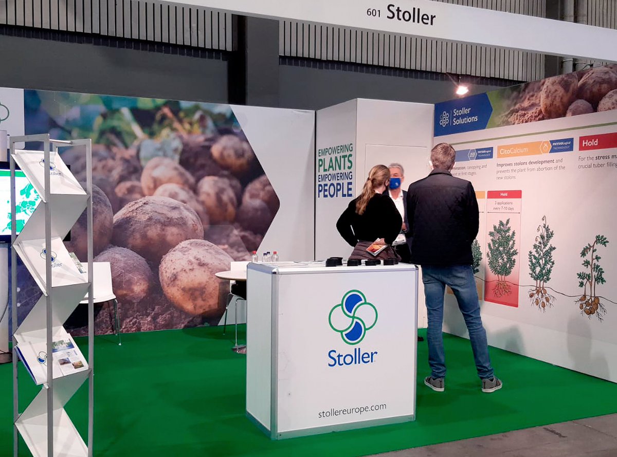 StollerEurope's tweet photo. 🥔 Stoller Europe was present at INTERPOM on November 28, 29 and 30, presenting the #StollerSolutions for potato to Benelux farmers and technicians specialized in this crop that is of great importance in the area.

@Interpom2021 #ThisIsStoller #ThisIsCustomer #INTERPOM2021 https://t.co/F5j0ocRUCX
