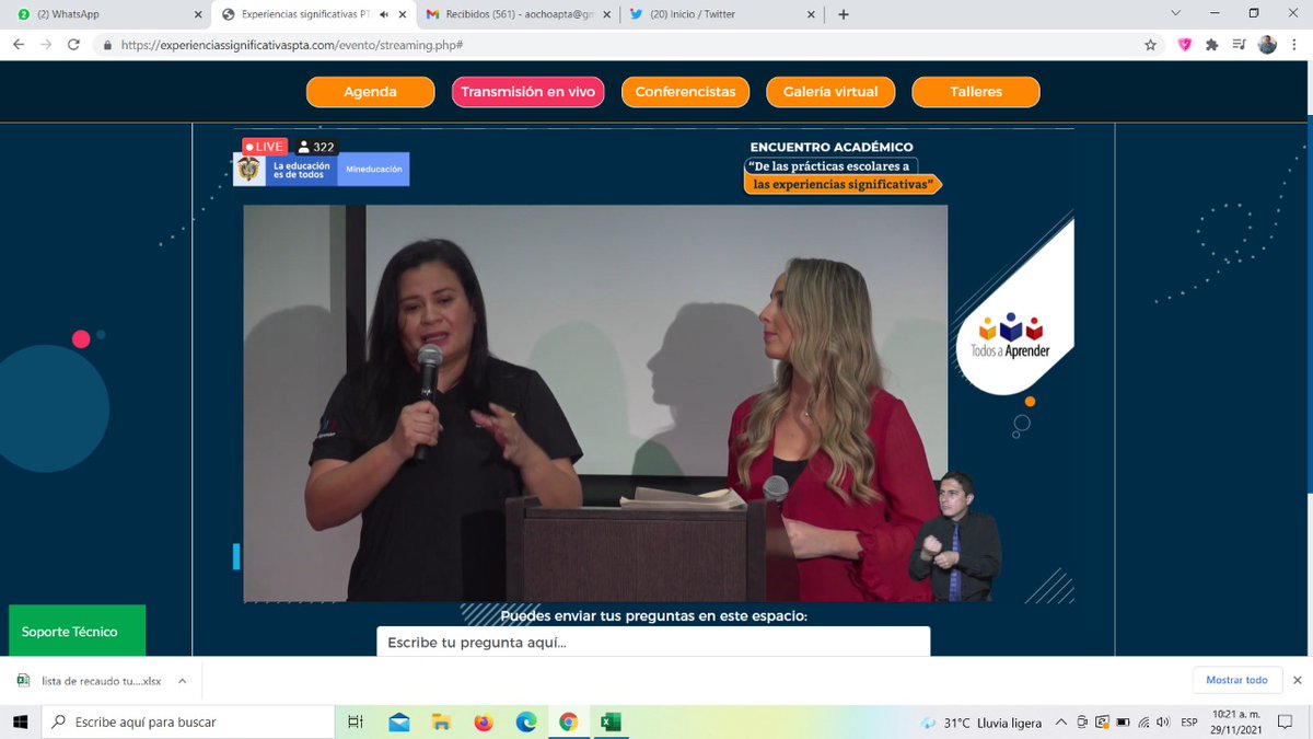 francelyjmolina's tweet photo. Felicitamos a las tutoras PTA Barranquilla por su excelente participación en el evento "De las prácticas escolares a las experiencias significativas" ! Invitamos a continuar fortaleciendo las APC para el 2022.#EventoPTA2021 #PTAmetransforma https://t.co/ELZcoyHTd5