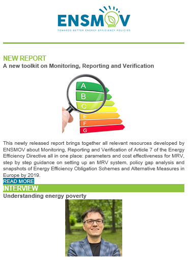 ensmov's tweet photo. 🆕🧐
ENSMOV enews is out!
- Read about the report a new toolkit on Monitoring, Reporting & Verification
- Watch an interview from @stefanbuzar on energy poverty
- Attend the webinar How to set up and manage an energy efficiency fund?
& more!
https://t.co/r8potsCH5r
#EED https://t.co/epLGlSBVhS