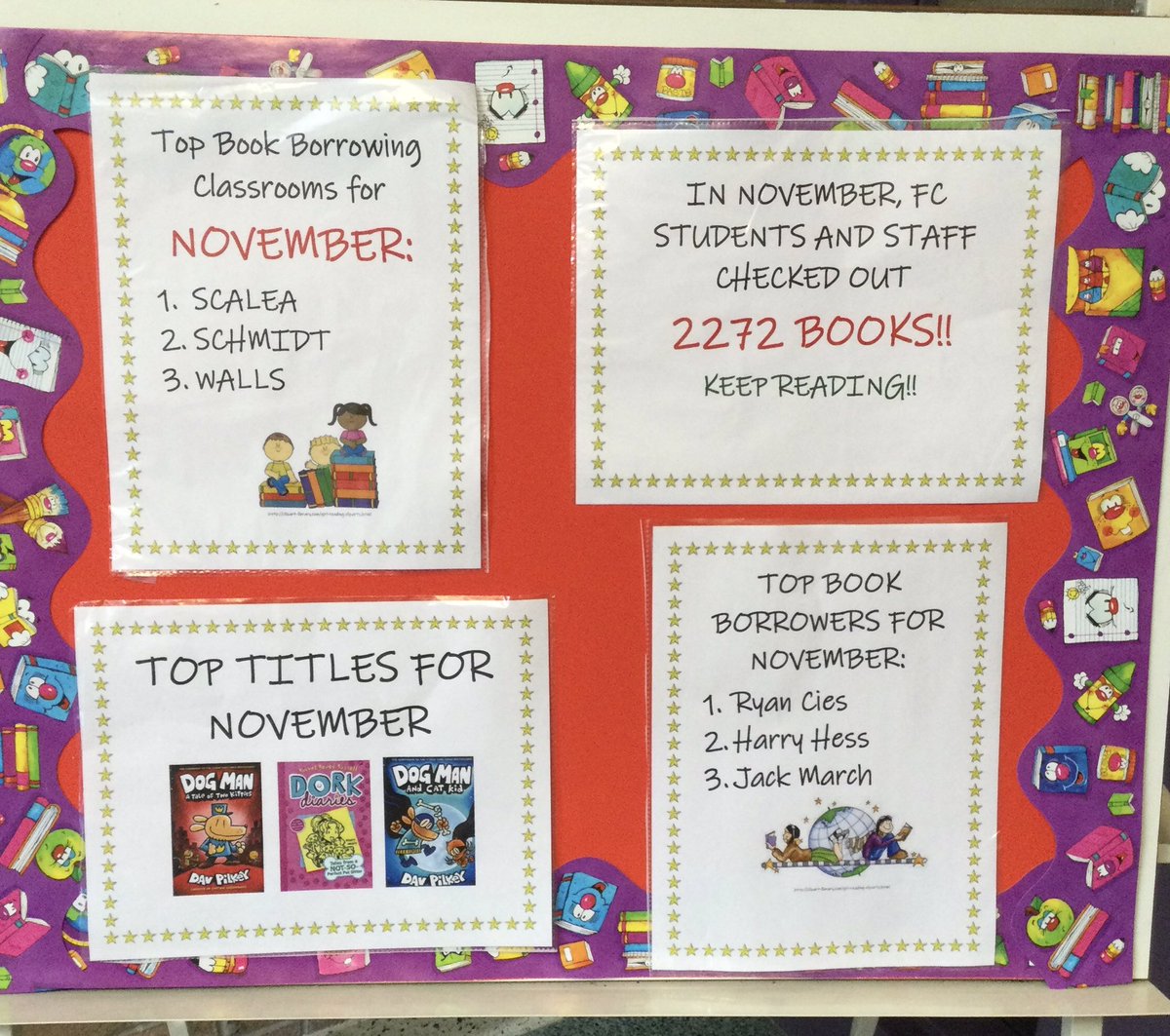 FC November Library News #whatmakesfcspecial #ojrsd