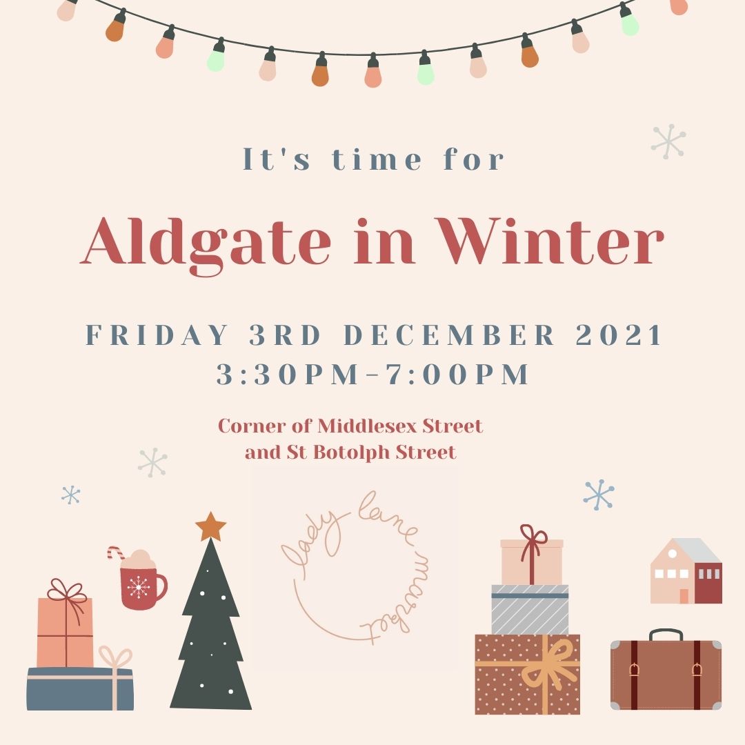 ladylanemarket's tweet photo. Join us this Friday for #AldgateinWinter Lantern Parade and Winter market! Experience a festive feast of food, music, performances and activities, plus enjoy Aldgate Lantern Parade as it weaves through the city streets led by Barbican’s Drum Works. https://t.co/l0m5y3DTDU https://t.co/tr405u4Fxz