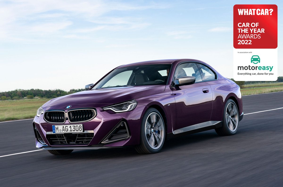 One of 12 cars in contention for the 2022 #WhatCarAwards Reader Award, this desirable coupé will be able to outrun a Porsche 911 to 62mph (in top-rung M240i form).

Will you be voting for the new <a href="/BMW_UK/">BMW UK</a> 2 Series Coupé? wcreaderaward.com