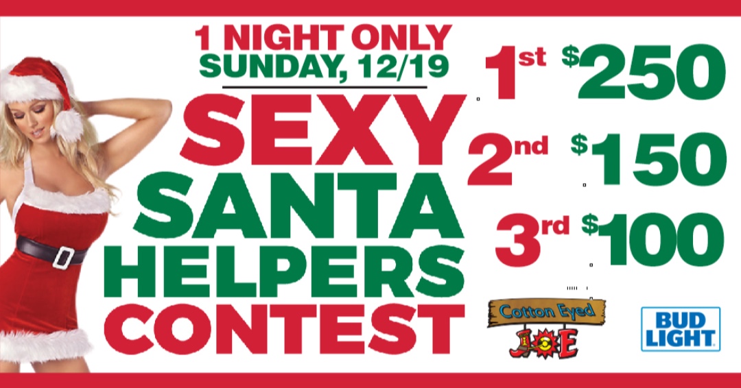 cottoneyedjoetn's tweet photo. Santa Chuck is looking for a little help...Ladies do you need a little cash for Christmas? Visit our website to enter the contest. #helpsanta #collegenight https://t.co/3lWkSzYp6I