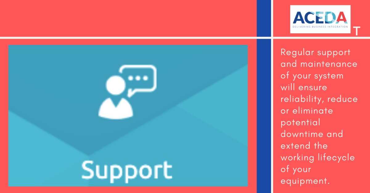ACEDAGROUP's tweet photo. ACEDA are a flexible service provider offering the following as part of our support services:

Our support model allows you to choose an annual contract or a Prepaid Engineering Bundle giving you increased control of your  support requirements.

#Teesside #ITSupport #Network https://t.co/O5bAGKsBrQ