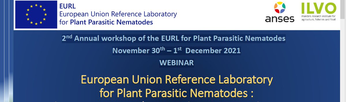#NemaINIAV <a href="/INIAV_IP/">INIAV, IP</a> at the 2nd Annual workshop of the EURL for Plant Parasitic Nematodes
November 30th 1 st December 2021