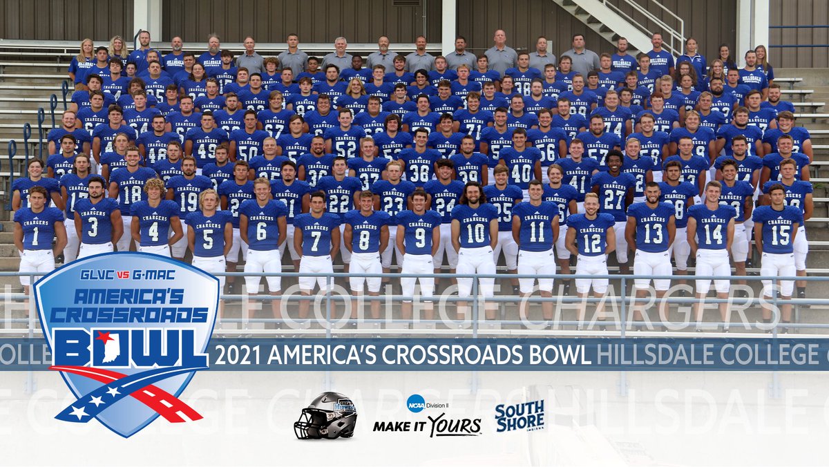 Two rare opportunities for <a href="/Hillsdale_FB/">Hillsdale Football</a> this weekend: to play in a bowl game and to avenge a loss from earlier in the season. Find out more about the America's Crossroads Bowl and how to follow the action this Saturday in our preview! #ChargeOn  hillsdalechargers.com/sports/fball/2…