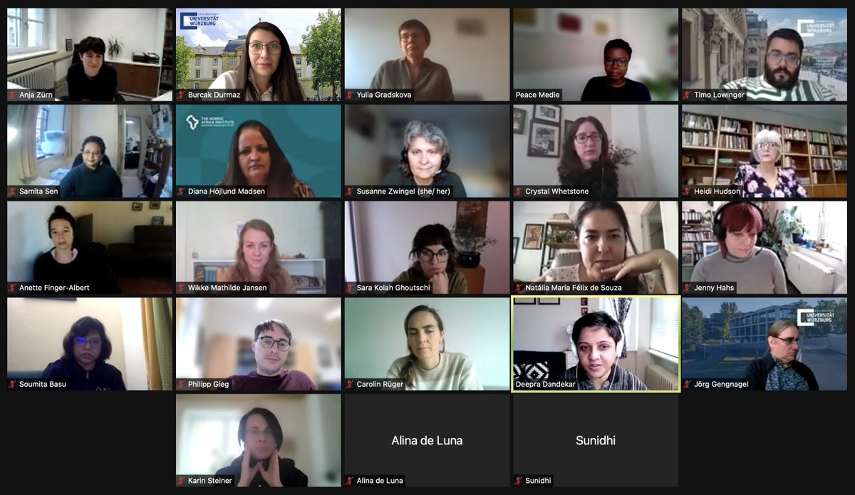 ips_wuerzburg's tweet photo. Multifaceted first day of the @icas_mp workshop "Listen to the #GlobalSouth! Uncovering the roles of southern actors in writing global gender norms". Join us again tomorrow for more insights on contesting global #gender #norms with excellent international experts &amp; young scholars https://t.co/TSGjMddqvv