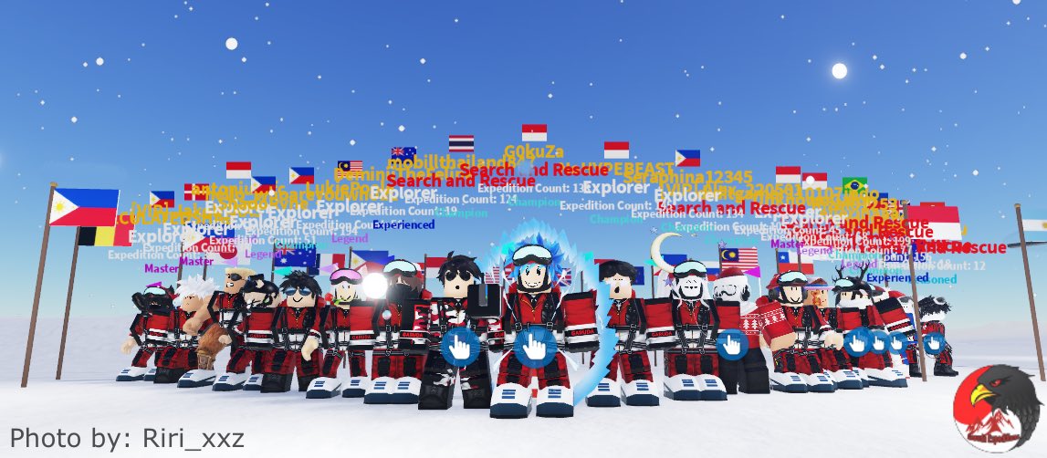 GarudaEXP's tweet photo. Garuda once again organized a speed run event in Antarctica! ❄️🏃Great job to all competitors and well done to the top three winners! 

#roblox #expeditionantarctica #GarudaExpeditions https://t.co/zVbSX3JLih