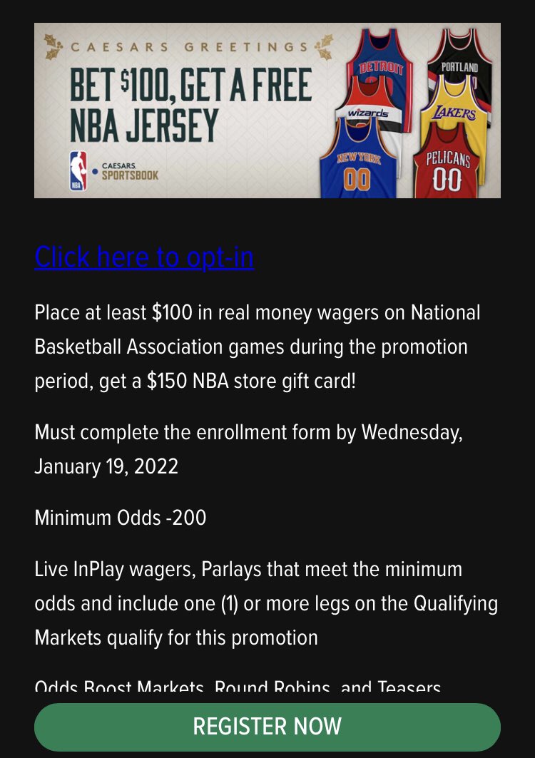SBet_Arbitrage's tweet photo. Don’t miss out on this beauty of a Promo from CZRs 

MAKE SURE YOU OPT-IN https://t.co/Rd6tV0ttr9