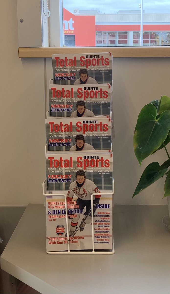 TSportsQuinte's tweet photo. Distribution of printed magazines is in progress today!For a list of distribution locations please visit our website https://t.co/pOVySdGC6N https://t.co/obdxPBzHmX