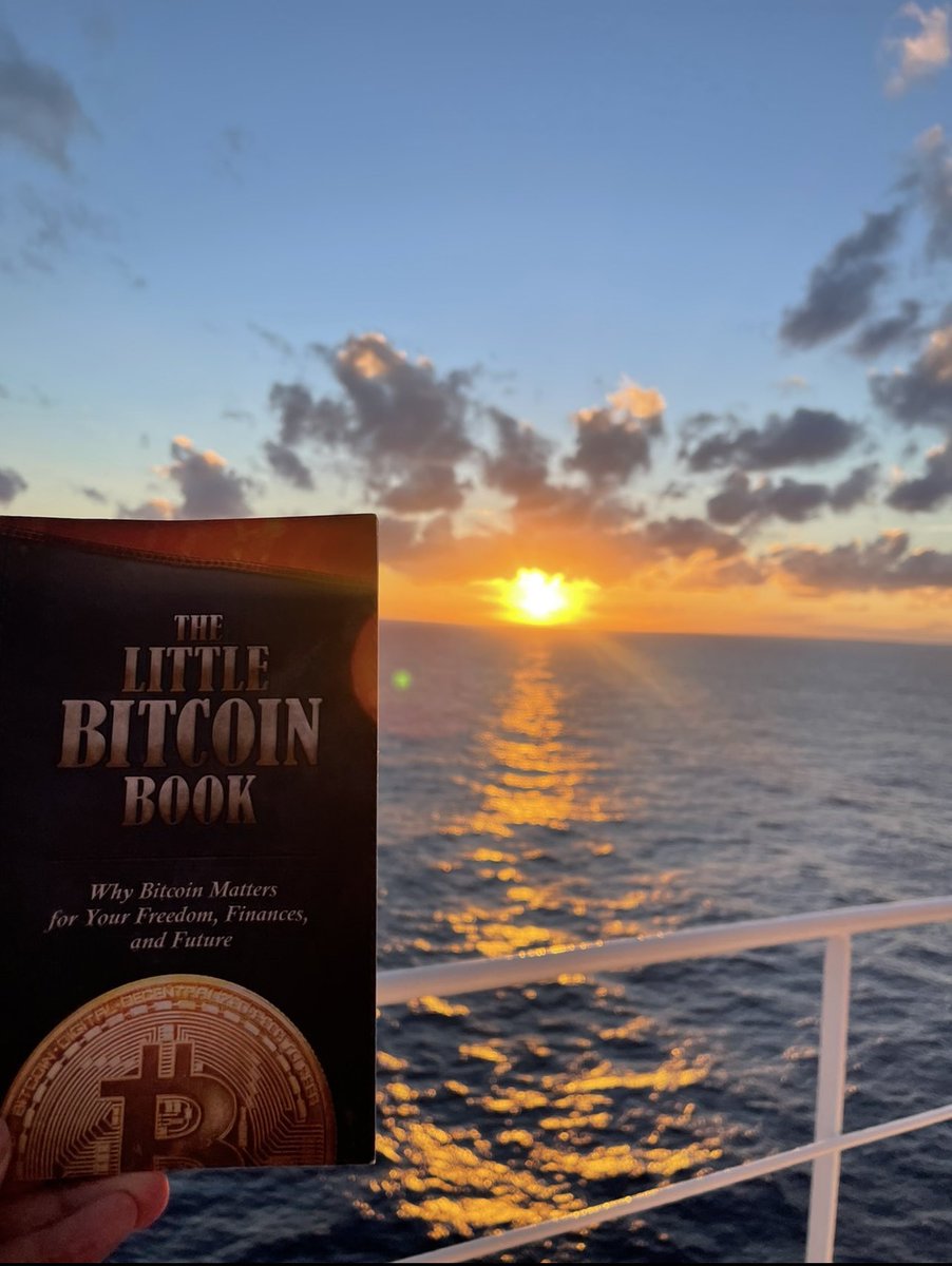 Just finished reading <a href="/LittleBitcoinBk/">The Little Bitcoin Book</a>.

The authors did a great job writing this, highly recommended!  

<a href="/timigod/">Timi Ajiboye</a> 
<a href="/helloluis/">Luis Buenaventura</a> 
<a href="/gladstein/">Alex Gladstein 🌋 ⚡</a> 
<a href="/calilyliu/">Lily Liu</a> 
<a href="/alexanderlloyd/">Debbie Green</a>
<a href="/alex01/">Alexander Lloyd</a> 
<a href="/jimmysong/">Jimmy Song (송재준)</a> 
<a href="/AlenaSatoshi/">Alena V.</a>
