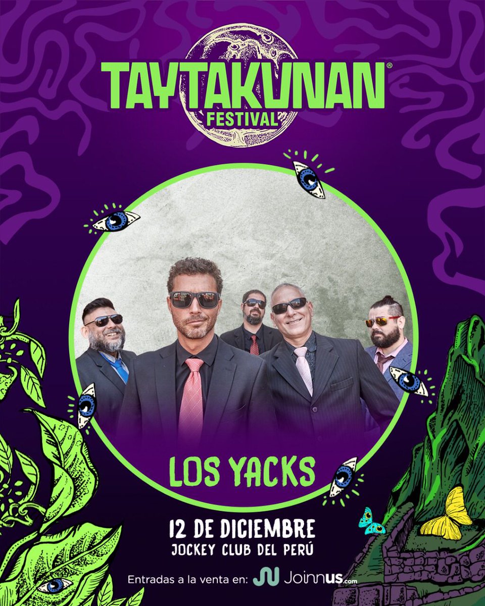 losyacks's tweet photo. Chocherita este domingo 12 estaremos en el @TaytakunanFest con muchas bandas de la pitri mitri! Las entradas están a la venta en @joinnus 😎
#losyacks #tayta #rockperuano #reggaeperuano #chacota #chongo #vasilon #callatealvarito #festivales https://t.co/FbgucFTWdq