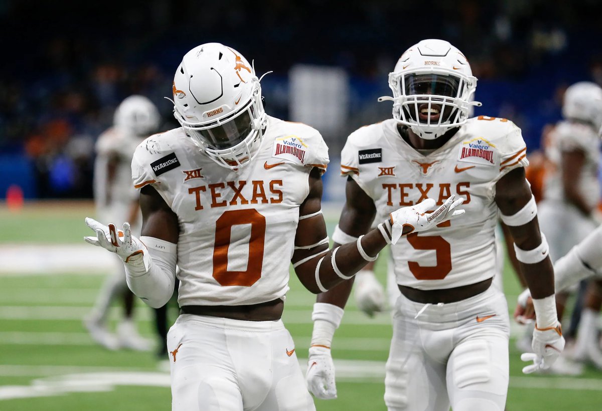 carsontdean's tweet photo. Extremely blessed to receive an offer to the University of Texas!! God is good! #HookEm @CoachChoateUT @CoachSark @TrustMyEyesO @twftraining @HebronFootball https://t.co/f9wHnm3NS6