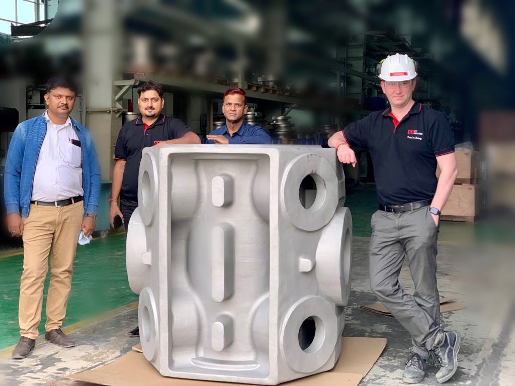 Ptcil's tweet photo. Big or small we make them all!
High integrity radiographic quality stainless steel castings. The largest investment casting in the world on its way to a satisfied customer.
#reducedweight #RapidCast #replicast #innovation #parity #metal #castings #MakeInIndia #MakefortheWorld https://t.co/x2iqd5LsFK