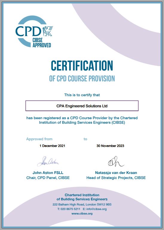 We are delighted that our CPD training course - An Introduction to Hyrbid Roof Ventilators..has been approved by <a href="/CIBSE/">CIBSE</a> for a further two years.  For more information on our CPD course please email sales@cpa-group.com
#CPAGroup #CPD #ventilation #Training