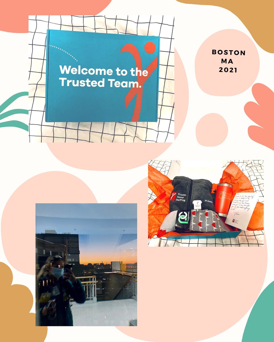 Our travel nurse Amber, made a collage for us to share. She just started an assignment in Boston, MA!