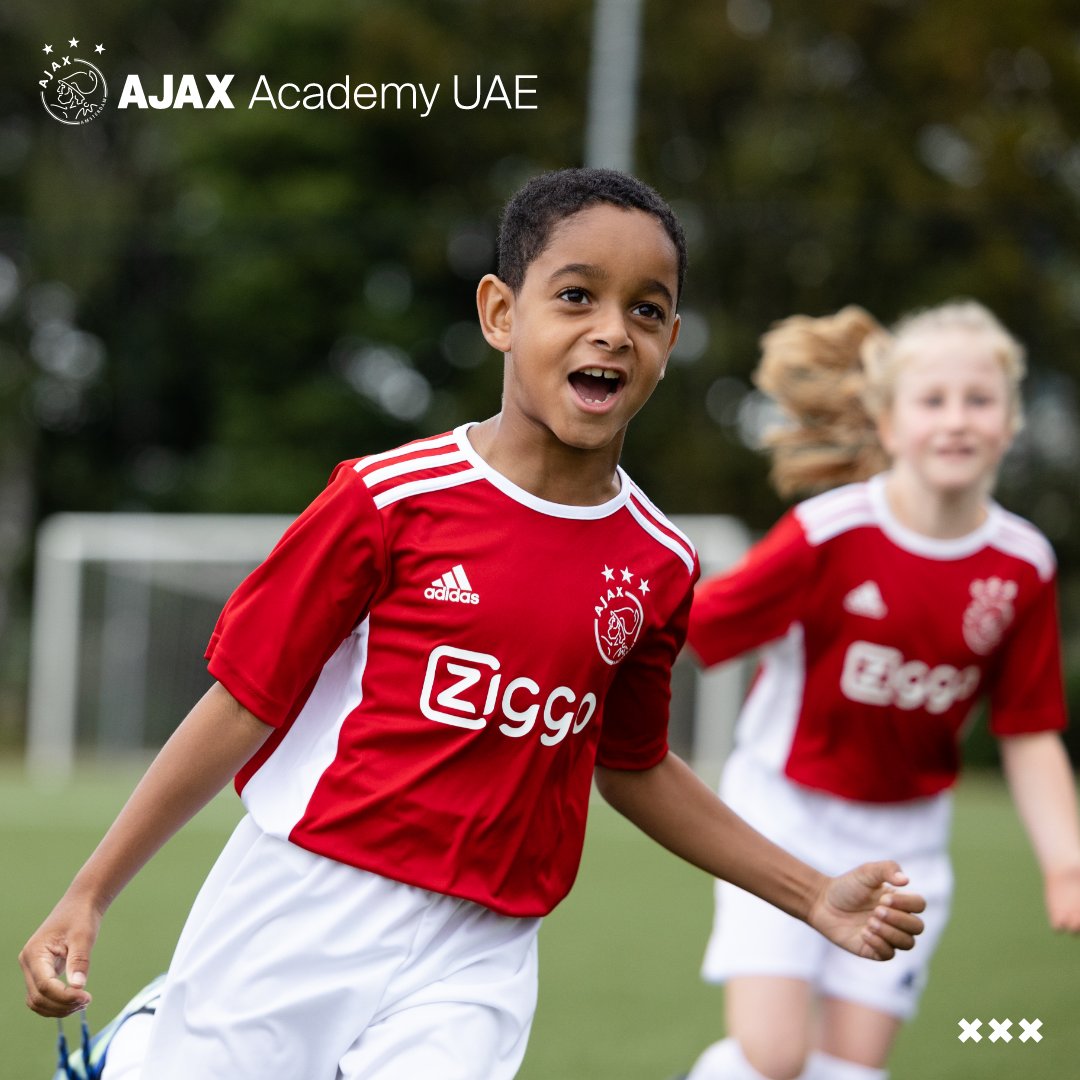 Ajax Academy UAE gives your child the opportunity to train like a real Ajax player ⚽️

Our players will be coached by AJAX Coaches, straight from Amsterdam, who have been trained in the AJAX Philosophy. 

Stay tuned, as we bring our Academy to a location near you 😊 #ajaxacademy