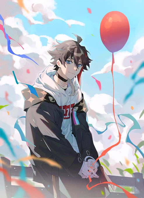 #さ絵ぐさ 
「ずっと待っていたんだ。」 