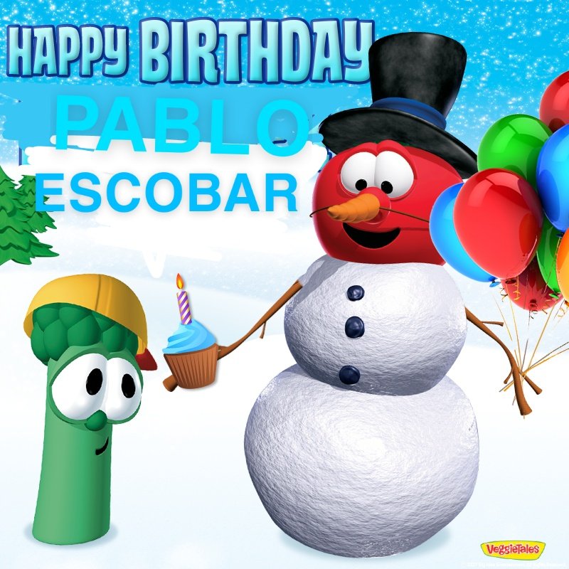Happy birthday Pablo Escobar! 