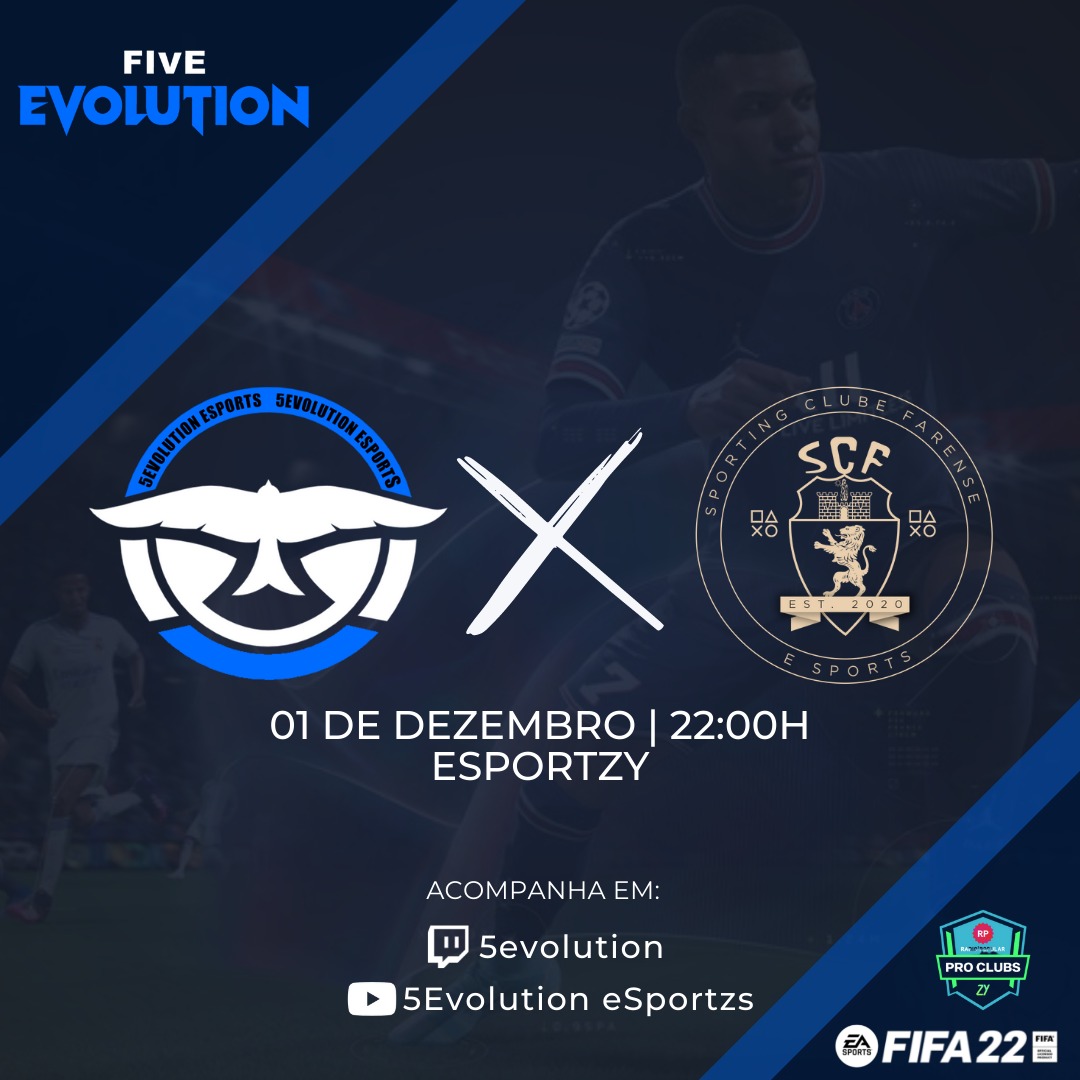 5EvolutionE's tweet image. DIA DE JOGO 🔥🦅5️⃣

🏆 - Esportzy - Gold 
⚽ - SC Farense
⏰ - 22:00
📺 - twicth.tv/5Evolution

"ALL TOGETHER TO THE TOP".

#Go5Evo