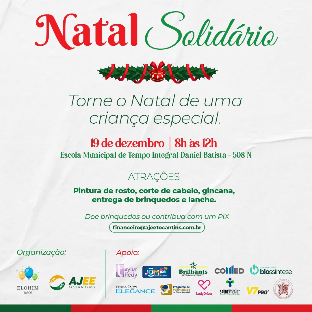 Venha fazer parte dessa ação que aquece nossos corações 🥰