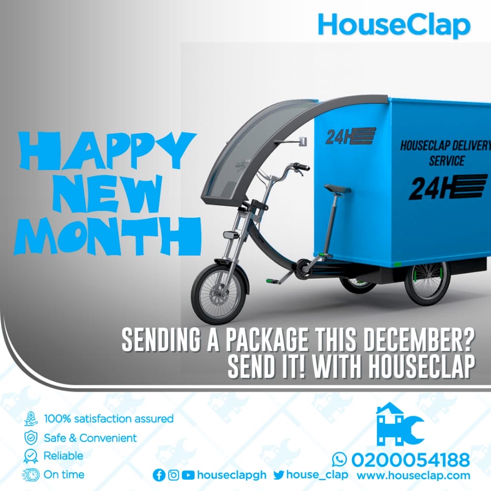 house_clap's tweet photo. Happy New Month. May this new month hand you the rest of your blessings for this year. #HappyNewMonth #December1st #usehouseclap #deliveryservice https://t.co/tdrVucELRJ