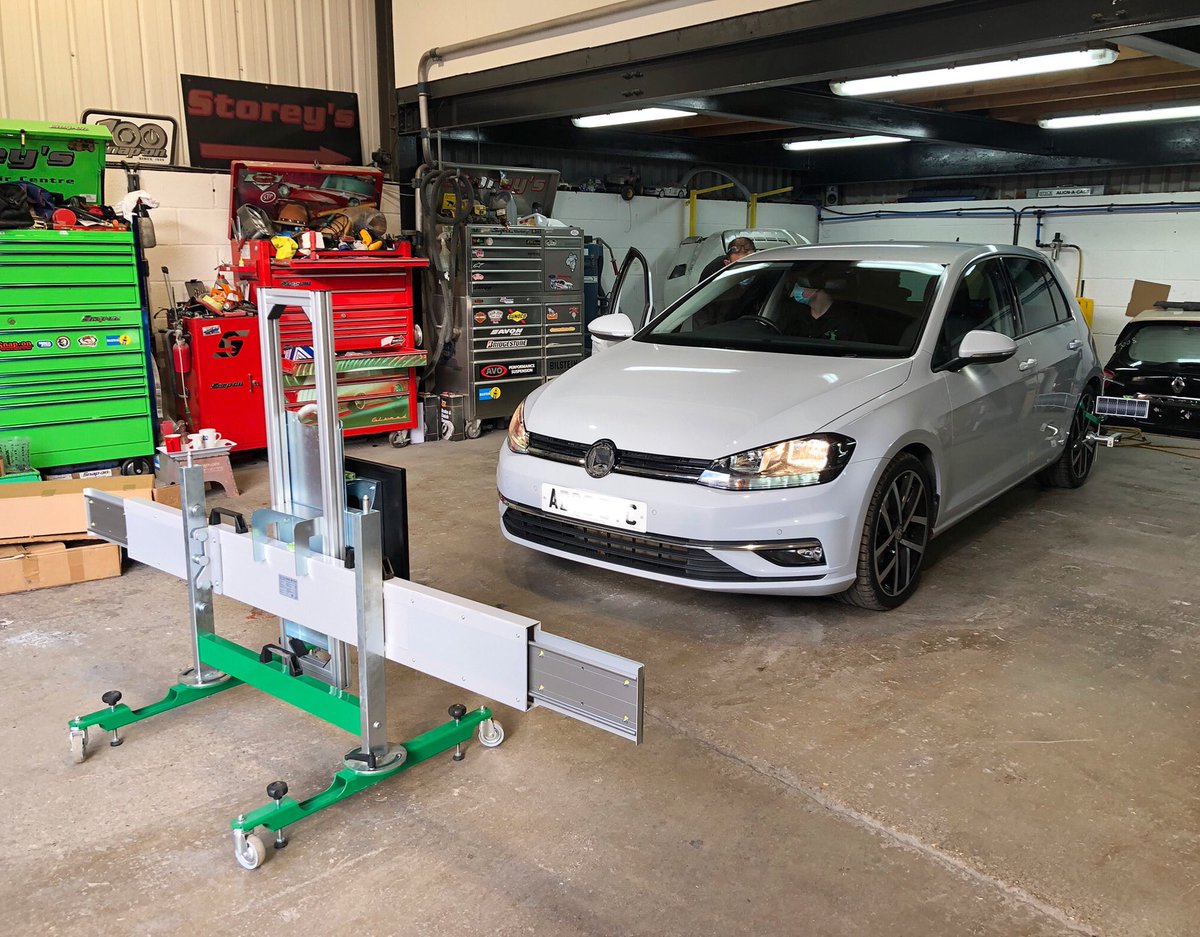 StoreysArc's tweet photo. Golf having its front radar calibrated ensuring its autonomous braking and adaptive cruise control is working correctly and within manufacturer tolerance following a front end repair.
#adascalibration #adaptivecruisecontrol #vwgroup #wheelalignment #adassystems #hellagutmann https://t.co/WwO8uNMKwN