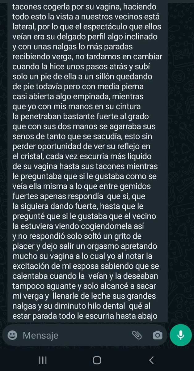 AudiosSexoxos's tweet photo. ▶️ESPOSA EXHIBICIONISTA◀️
PARTE 4

Si no te gusta solo ignora, evitar los malos comentarios o burlas. No se puede comprobar la veracidad del relato pero la idea es disfrutar de la lectura.

RT PARA MÁS RELATOS https://t.co/yqnUY2VxnL