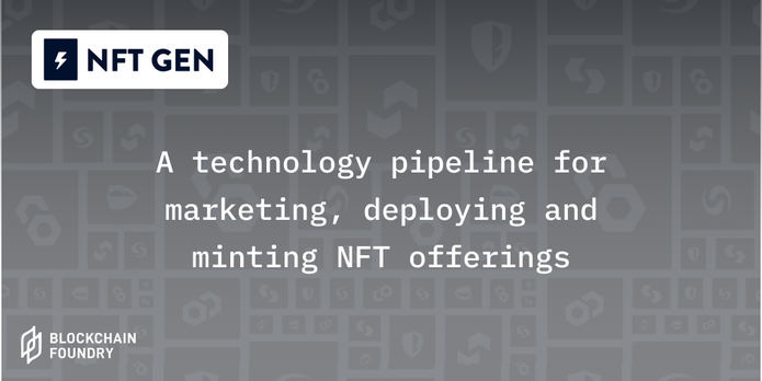 BlockFoundry's tweet photo. 2/5
Automate & simplify generating #NFTs with #NFTGen: A tool to market, deploy & mint NFTs with plans to soon launch #Metaverse NFTs.
We recently used NFTGen to deploy C$6.2 million worth of NFTs in less than 40 minutes for our partner @HouseofKibaa.
$BCFN https://t.co/9jCLfSPVWN
