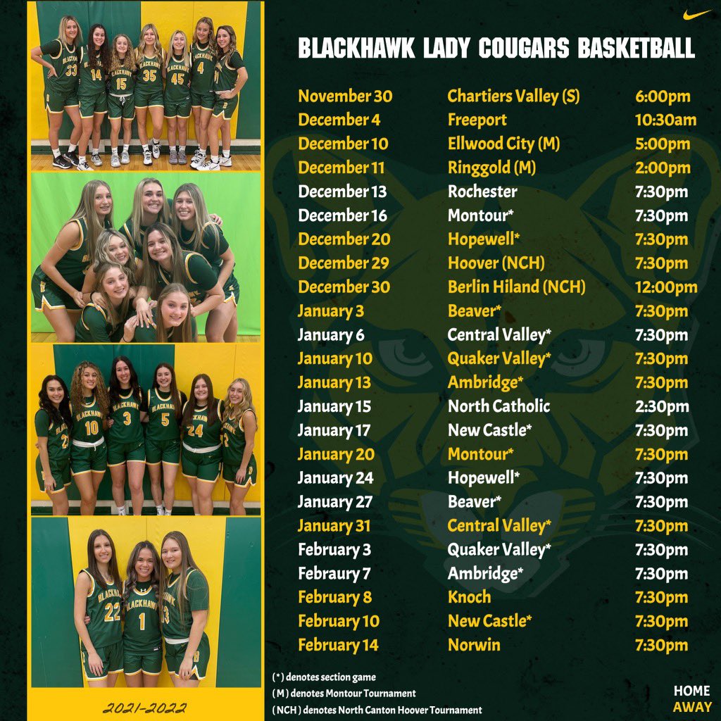 bhawkladyhoops's tweet photo. HAPPY DECEMBER!! We’ve been working and grinding and are ready for 2021-22 season to begin!

💚We hope you follow our journey this season! We love all your support! 💛

Let’s do this!! 🏀
One Team. ONE FAMILY.
@coachlodovico @m12walsh @BHSCougarSports https://t.co/9n0KelvRjh