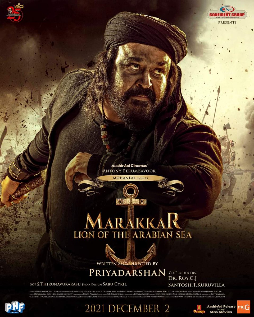 TheSureshGopi's tweet photo. Wishing the very best to team #Marakkar, especially @Mohanlal, @priyadarshandir and @antonypbvr.
In cinemas worldwide tomorrow!

#MarakkarFromDec2 https://t.co/HXDx6Kah9R