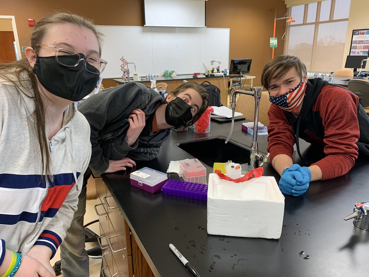 shyratedesco71's tweet photo. Molecular Bio students having fun while waiting on their PCR run 😁⛄️Happy Holidays from IvyTech Lburg https://t.co/xVdNuh1cj5