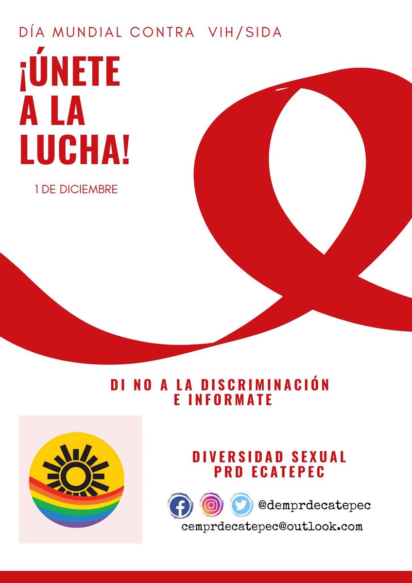 demprdecatepec's tweet photo. Hoy, hago un llamado a renovar el liderazgo para erradicar la estigmatización del VIH. Aplaudo a los valientes que viven abiertamente con el VIH, que abogan sin descanso por los derechos de los seropositivos y que instruyen a otros respecto del SIDA. #DiaMundialDelSida https://t.co/tzlRM1ScCm