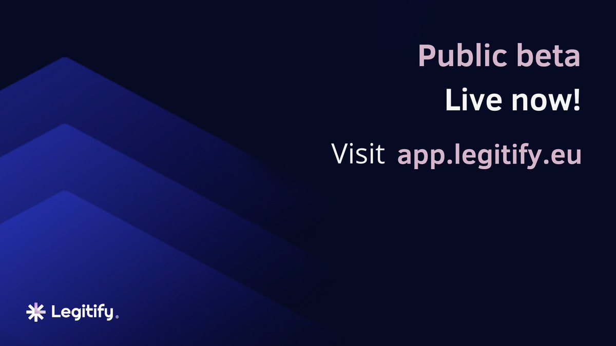 Legitify_Global's tweet image. 💥 Our public beta is live!
Do you need to certify documents using a public notary? Now you can get your documents #notarized in Sweden, Ireland or England and Wales remotely, from our integrated solution.

👉 Sign up on app.legitify.eu