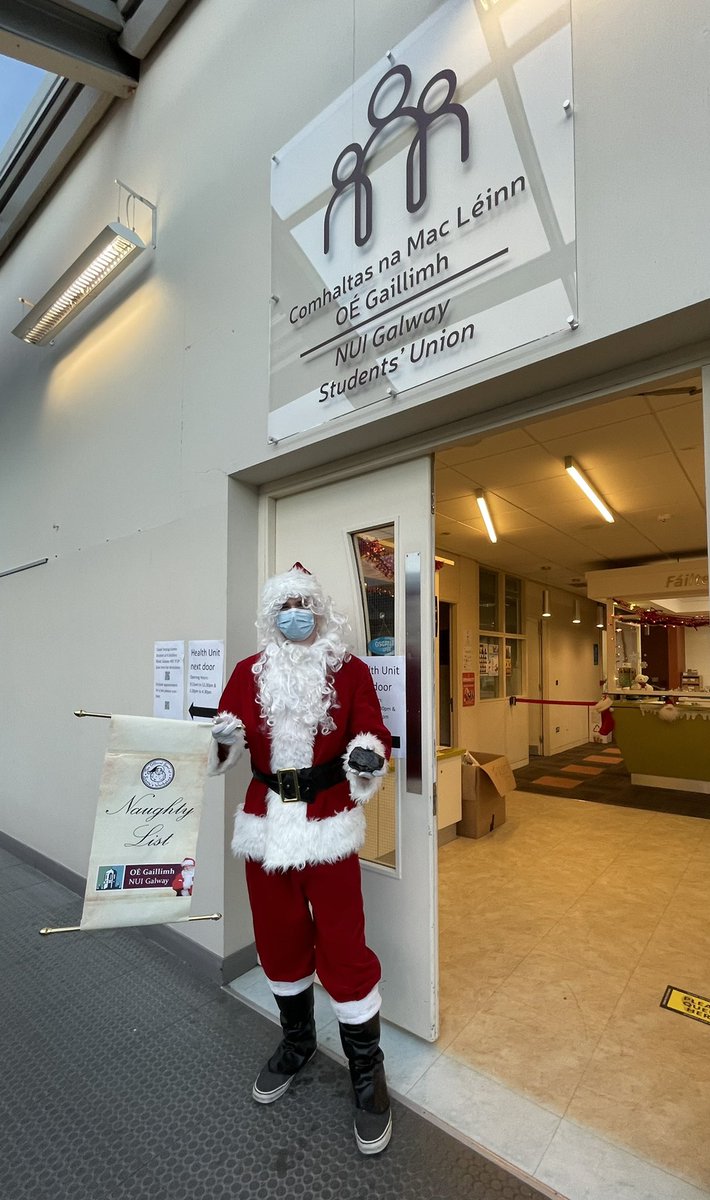 Santa informing #NUIGalway that they are on the naughty list for their refusal to move exams online despite public safety concerns 😡 🎅 

#NoInPersonExams #NUIGWhatsOn #Galway