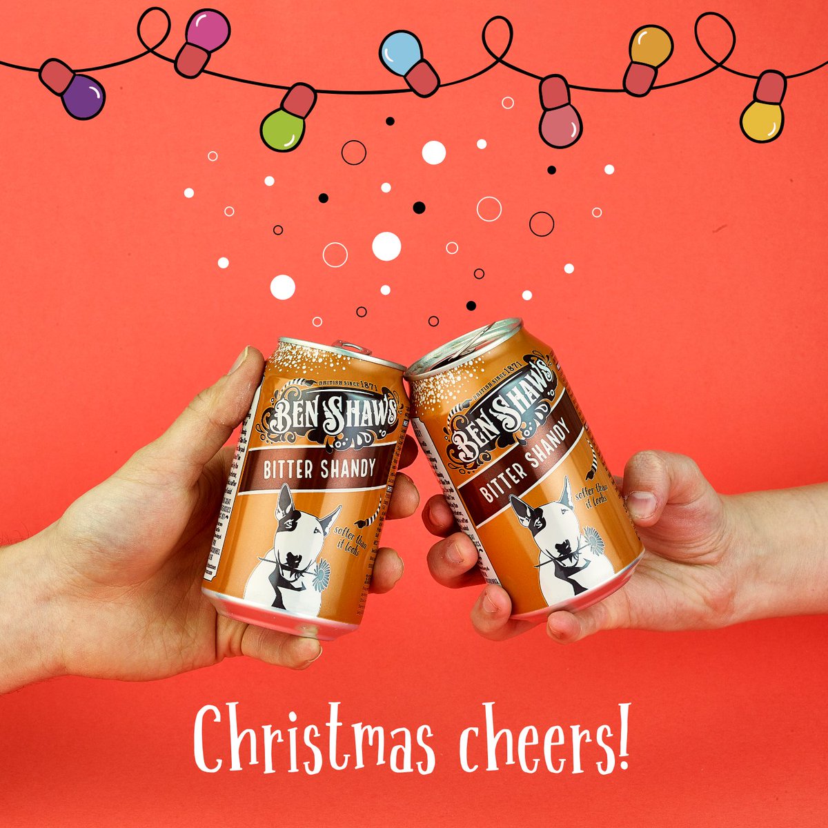 BenShaws_Drinks's tweet photo. It’s 𝐎𝐅𝐅𝐈𝐂𝐀𝐋𝐋𝐘 the first day of Christmas!!! 🎅🏻

🍻Cheeeerrrs.

Go on, let’s celebrate and crack open a can or two of our Bitter Shandy.

#bittershandy #drinks #refreshingdrink https://t.co/ODN9CbF983