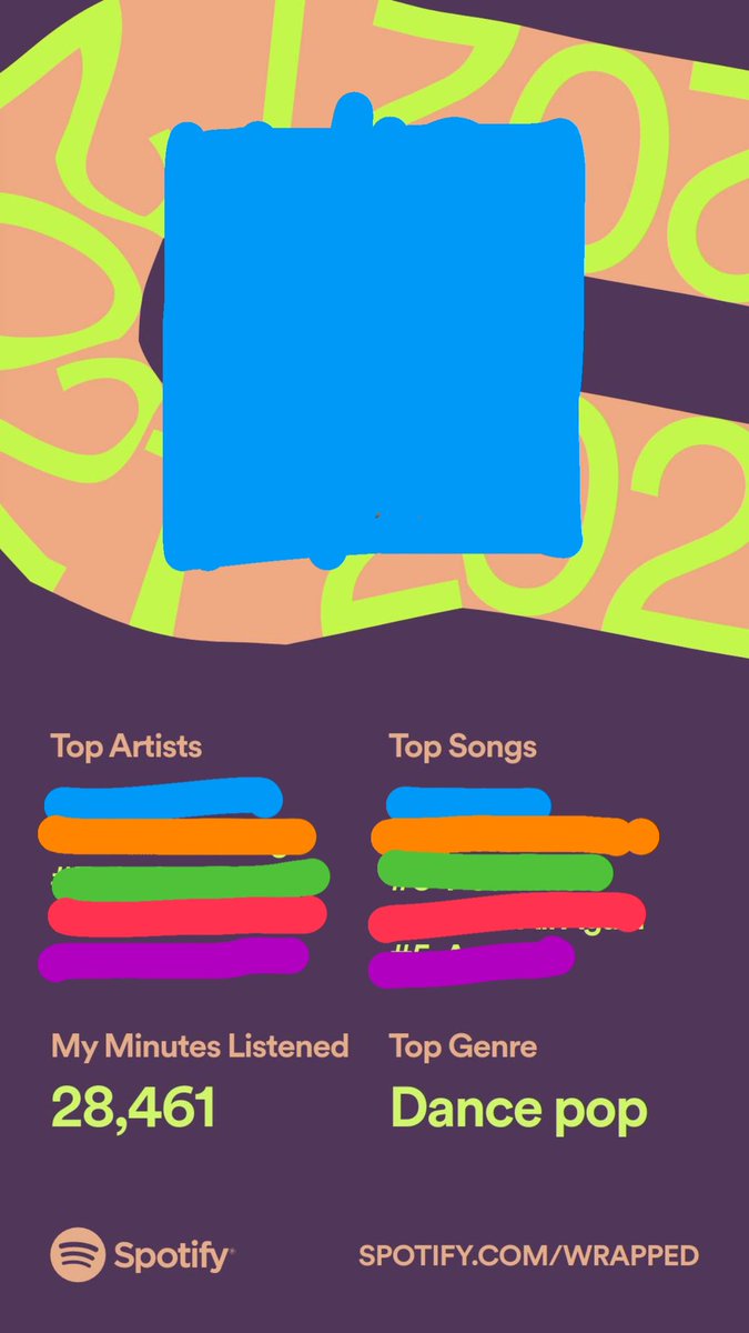 amyhack16's tweet photo. just had to redact the embarrassing ones on my spotify wrapped <3 https://t.co/oGdZ20W3cc