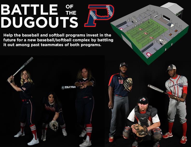 OPSU_Alumni's tweet photo. Excited to announce Battle of the Dugouts to help invest in the future of the programs with a new complex by battling it out among past teammates! Go to https://t.co/MjbQypIgKU for more information! @opsu_baseball @OPSUSoftball @WeArePanhandle @OPSUAthletics #BattleoftheDugouts https://t.co/51yGYQ2ffs