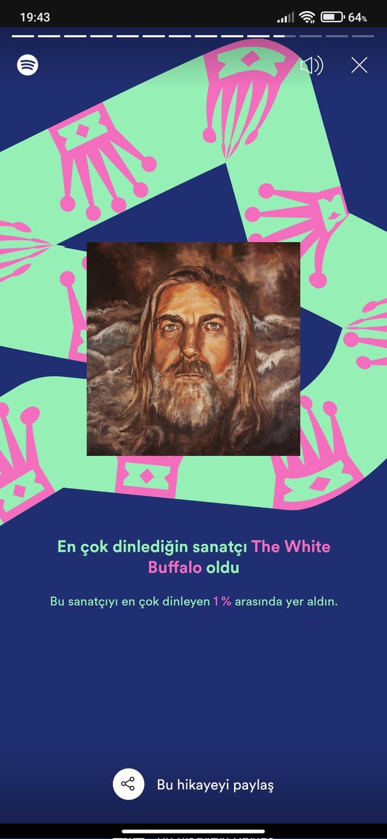 Bu yıl da çizgimizi bozmamış :d  #SpotifyWrapped 
open.spotify.com/wrapped-2021/s…