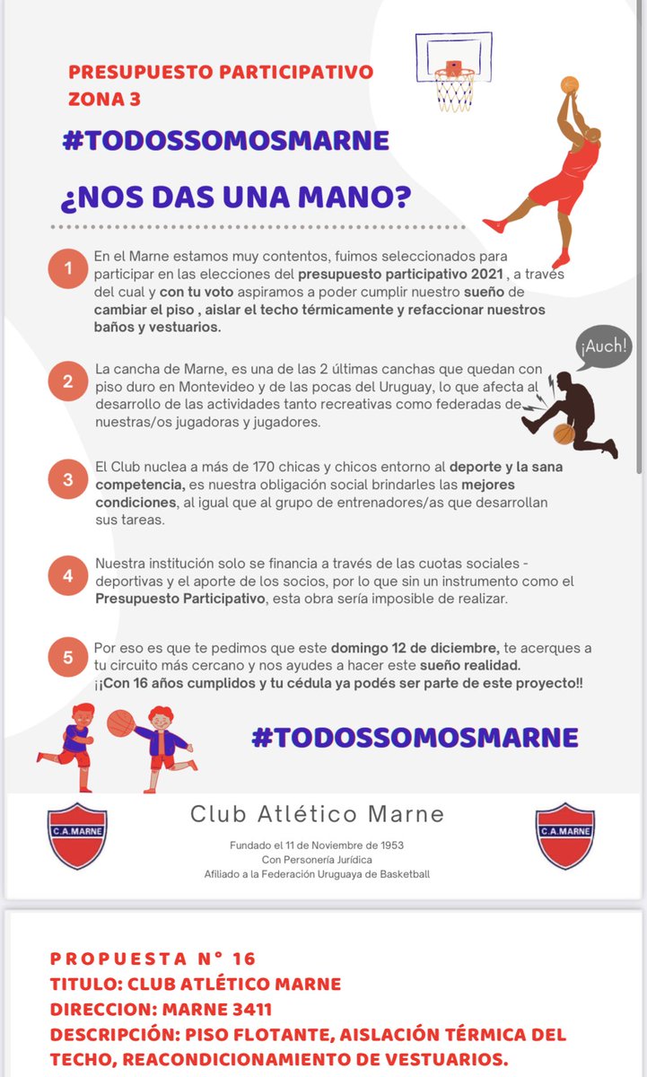 ca_marne's tweet photo. Nos jugamos el gran partido el 12 de diciembre # propuesta 16 https://t.co/mSK4uq44GE