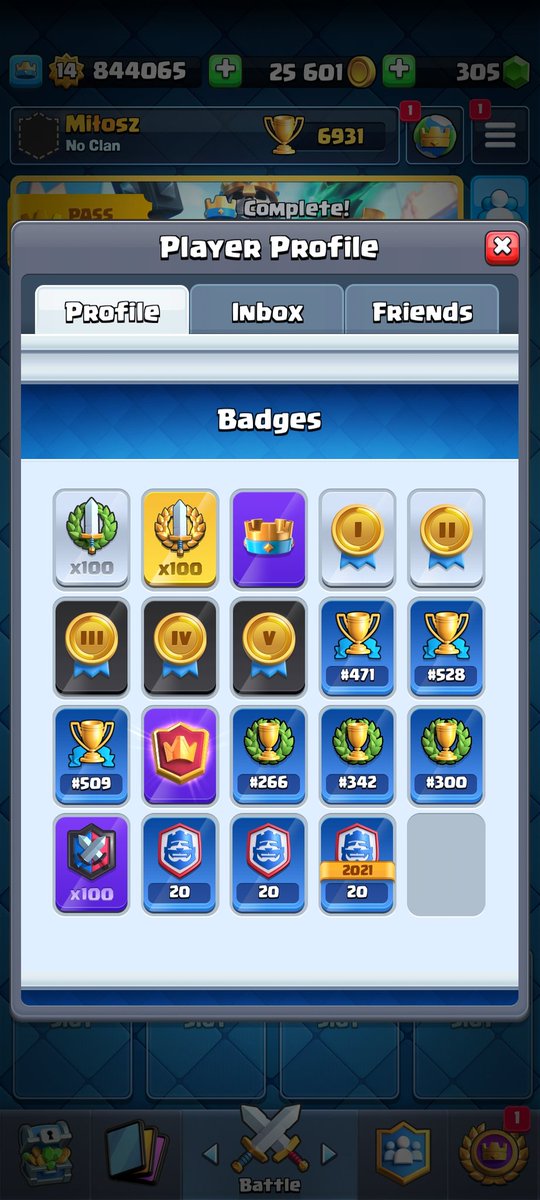 After the break from competitive, I'm back to the game. I finished 100 gcs on my main where I missed a few for over a year and a half. Better late than never  💪🤏